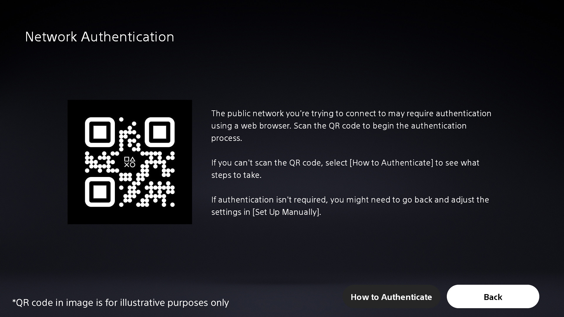 Un QR code permettra à la PlayStation Portal de se connecter aux Wi-Fi publics