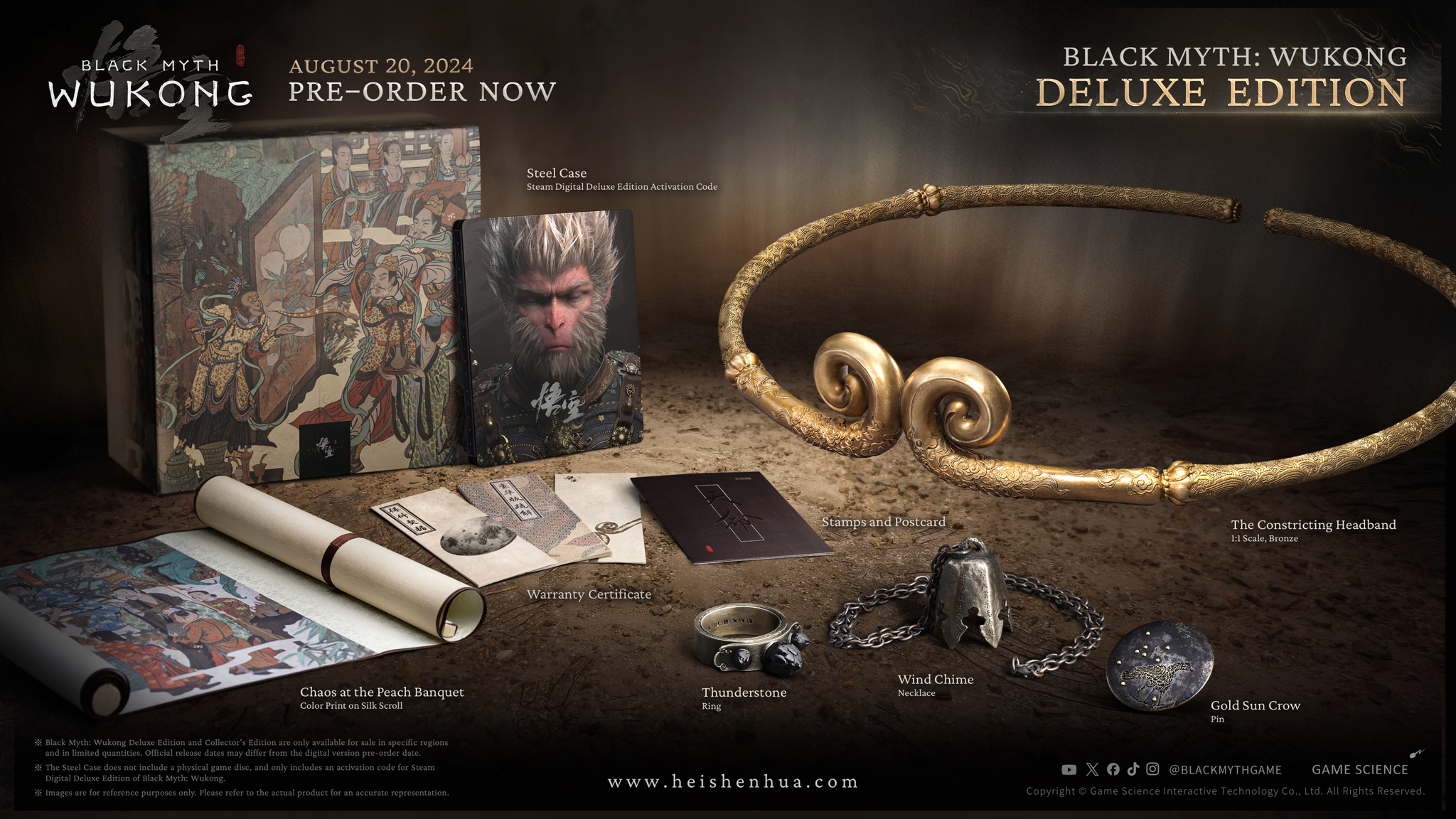 L'édition Deluxe de Black Myth: Wukong proposée à 169€