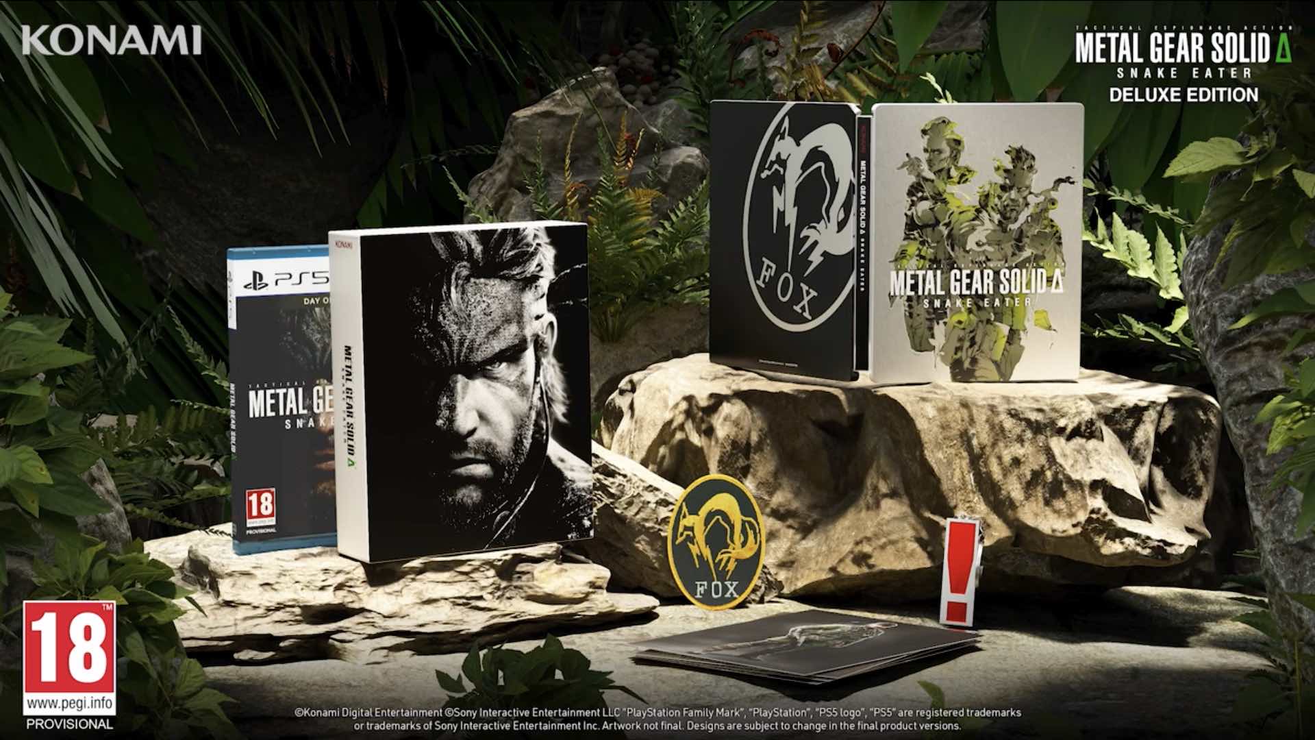 Contenu de l'édition Deluxe de Metal Gear Solid Delta: Snake Eater