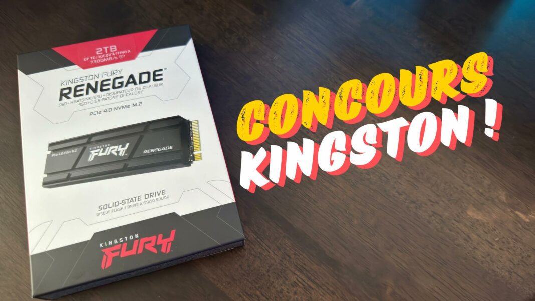 Tentez de remporter un SSD NVMe Kingston Fury Renegade de 2TB