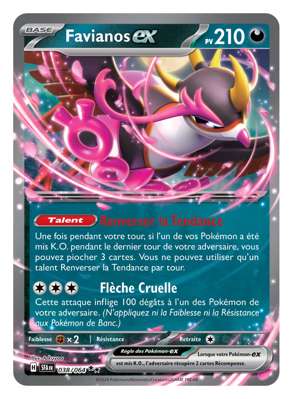 Carte Pokémon Favianos Ex