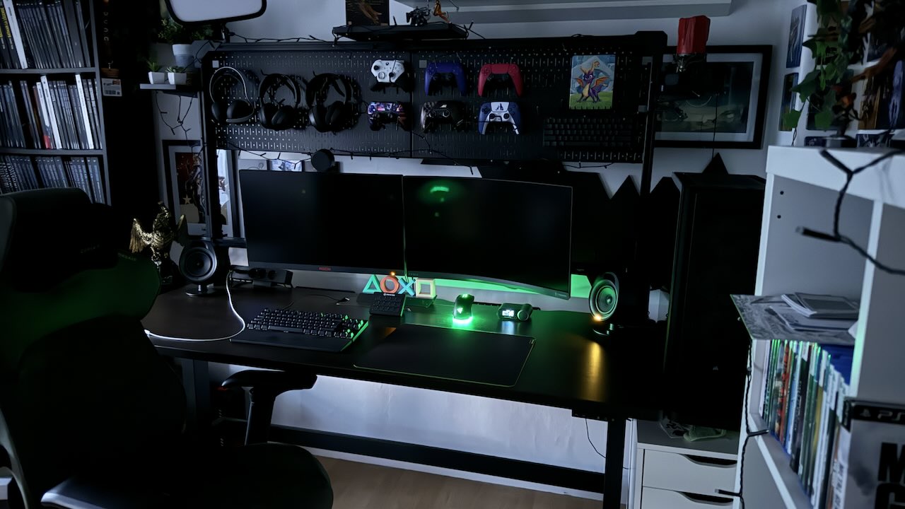 Gaming room sous obscurité