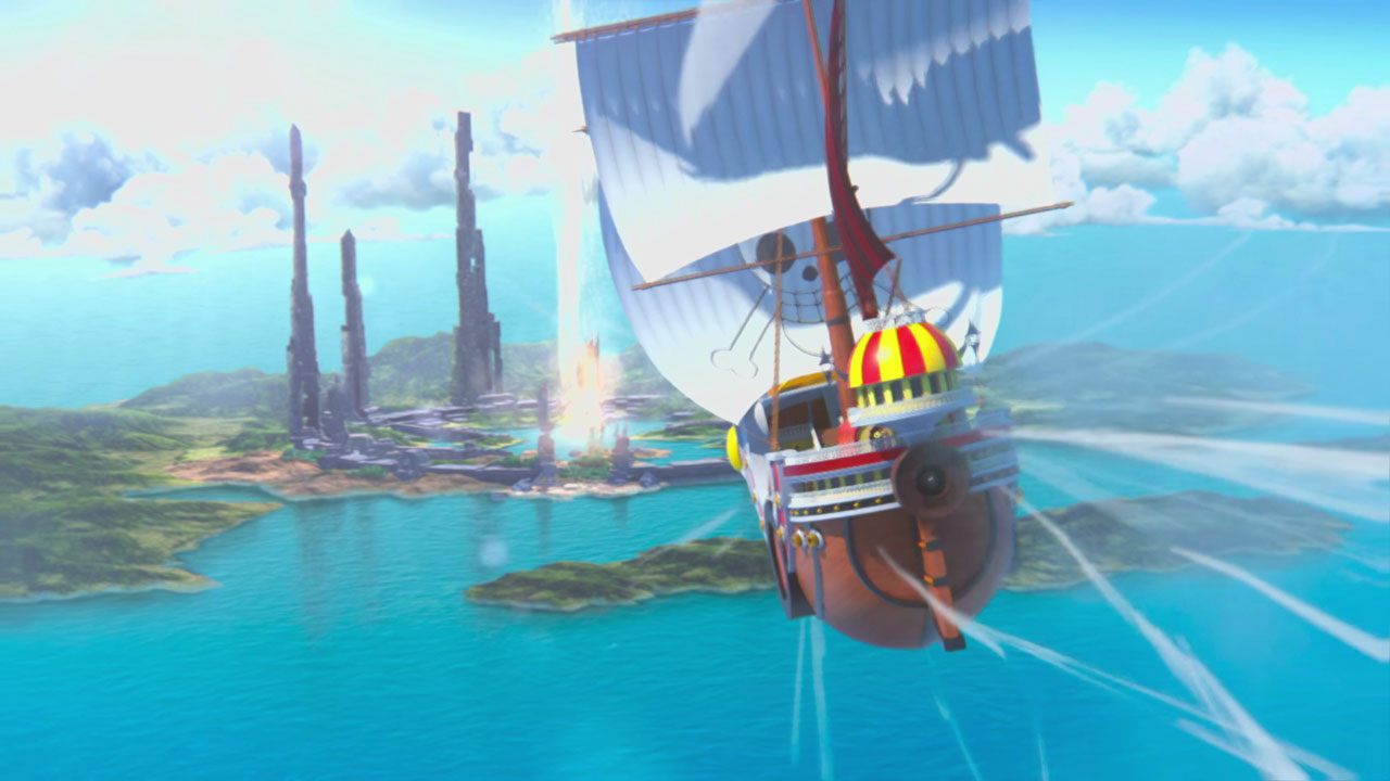 One Piece Odyssey nous embarque sur l'île mystérieuse de Waford avec le bâteau de l'équipage au Chapeau de Paille