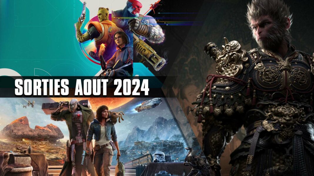 Les sorties gaming majeures du mois d'août 2024