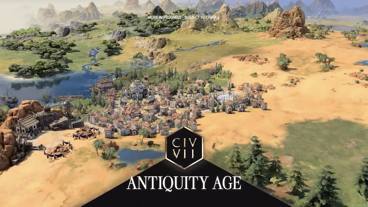 Une partie de Civilization 7 comprend 3 ages