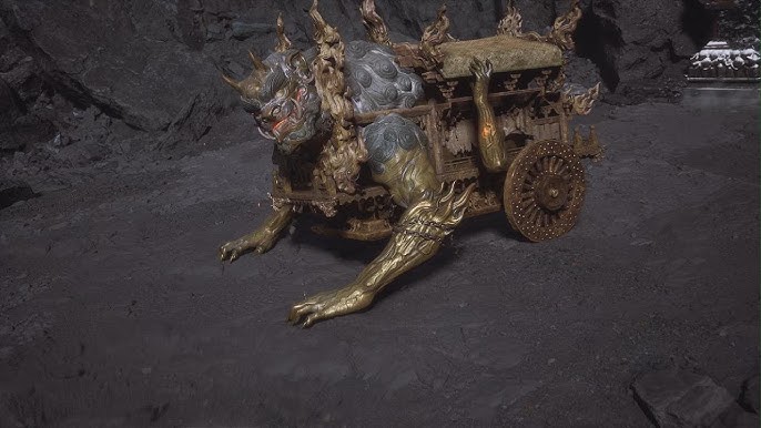 Le chariot d'or rouillé, boss difficile de Black Myth Wukong