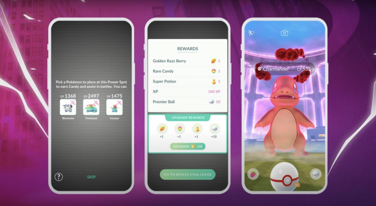 Chaque combat Dynamax apporte son lot de récompenses dans Pokémon GO