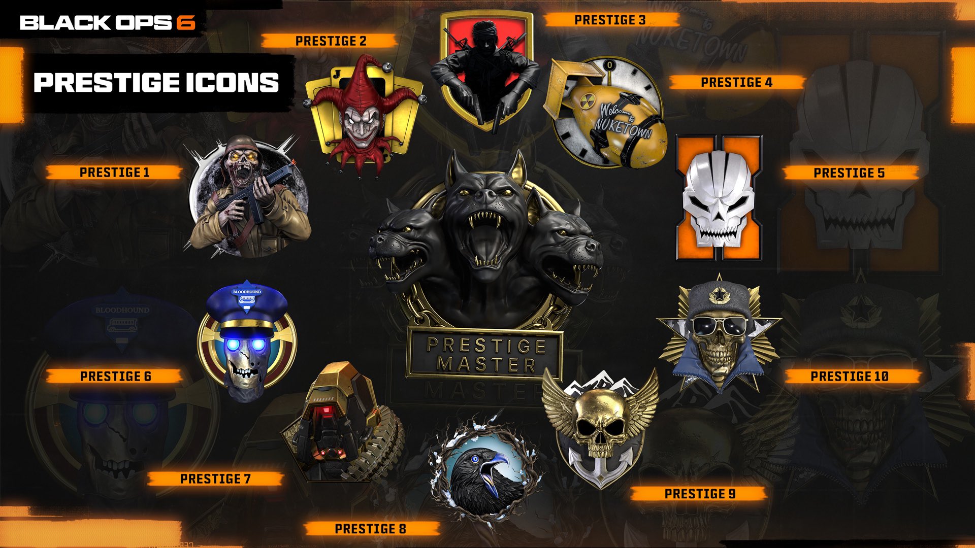 Tous les prestiges de Black Ops 6