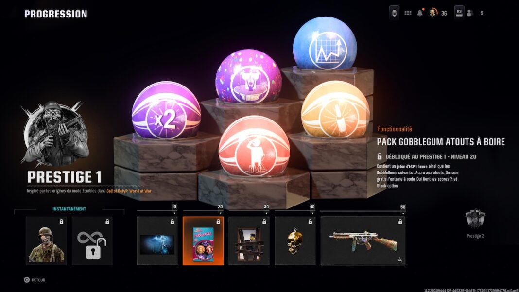 Des Gobblegums se cachent aussi dans les niveaux de prestige