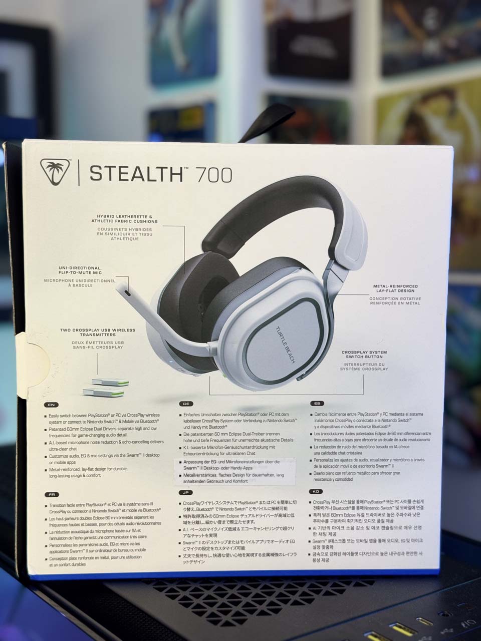 Packaging du Turtle Beach Stealth 700 Gen 3 (dos)