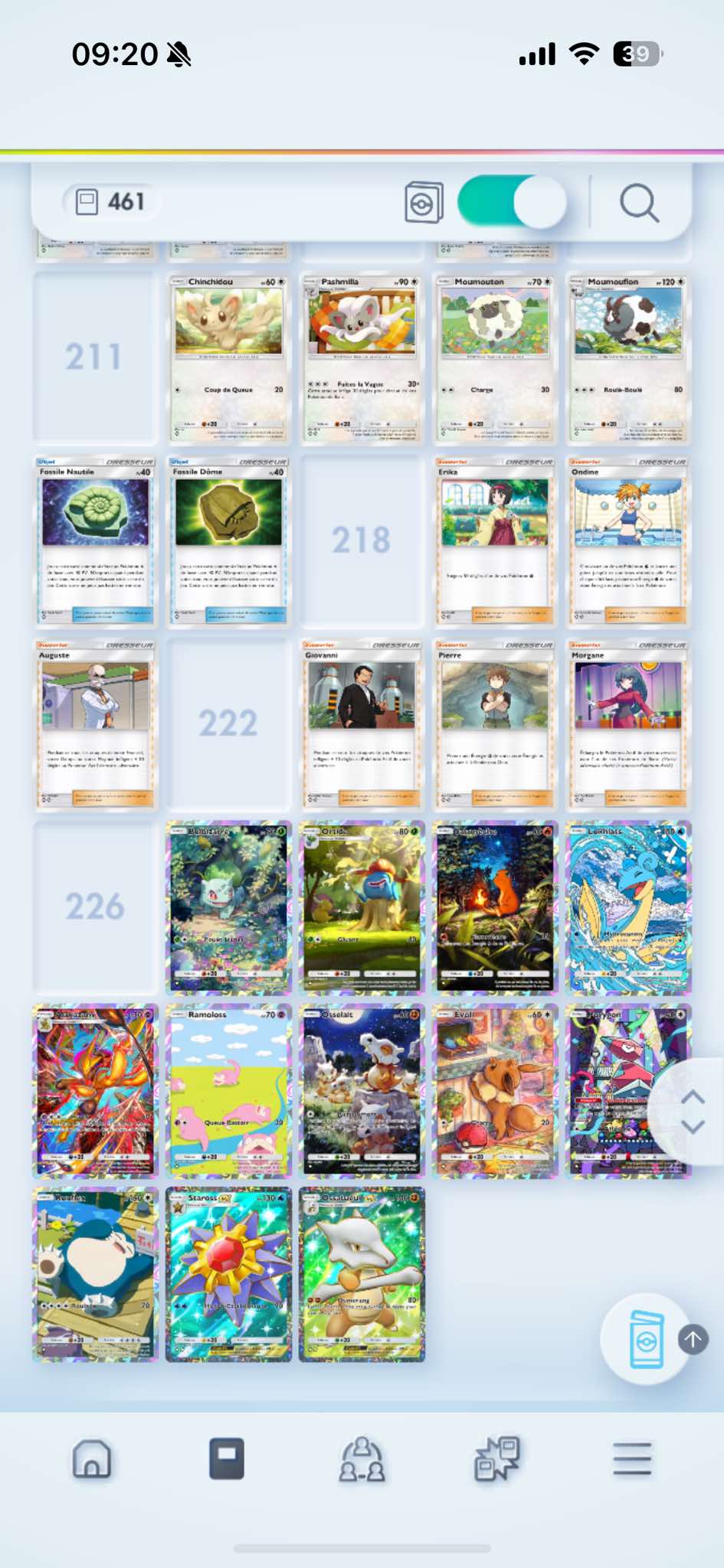 Suivez votre collection pour savoir quelle carte obtenir dans Pokémon TCG Pocket