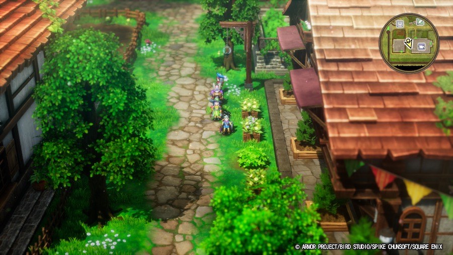 Les décors de Dragon Quest 3 HD-2D Remake, sont beaucoup plus beaux que le jeu original.