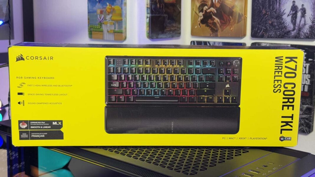 Notre avis sur le clavier mécanique Corsair K70 Core TKL Wireless