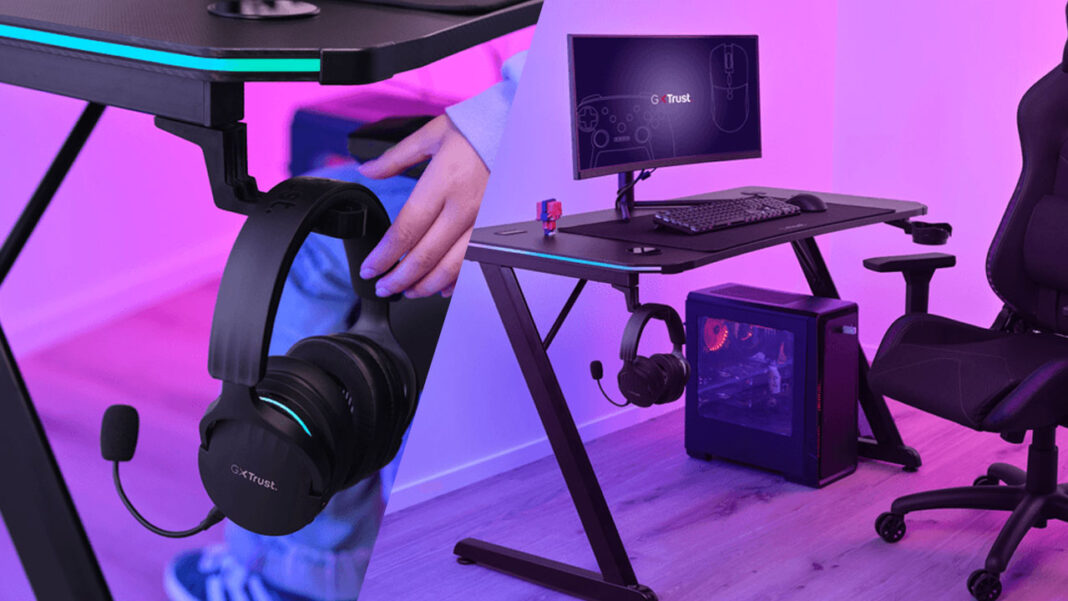 Notre avis sur le bureau gaming Trust GXT 710 Luminus Pro et son incroyable effet RGB