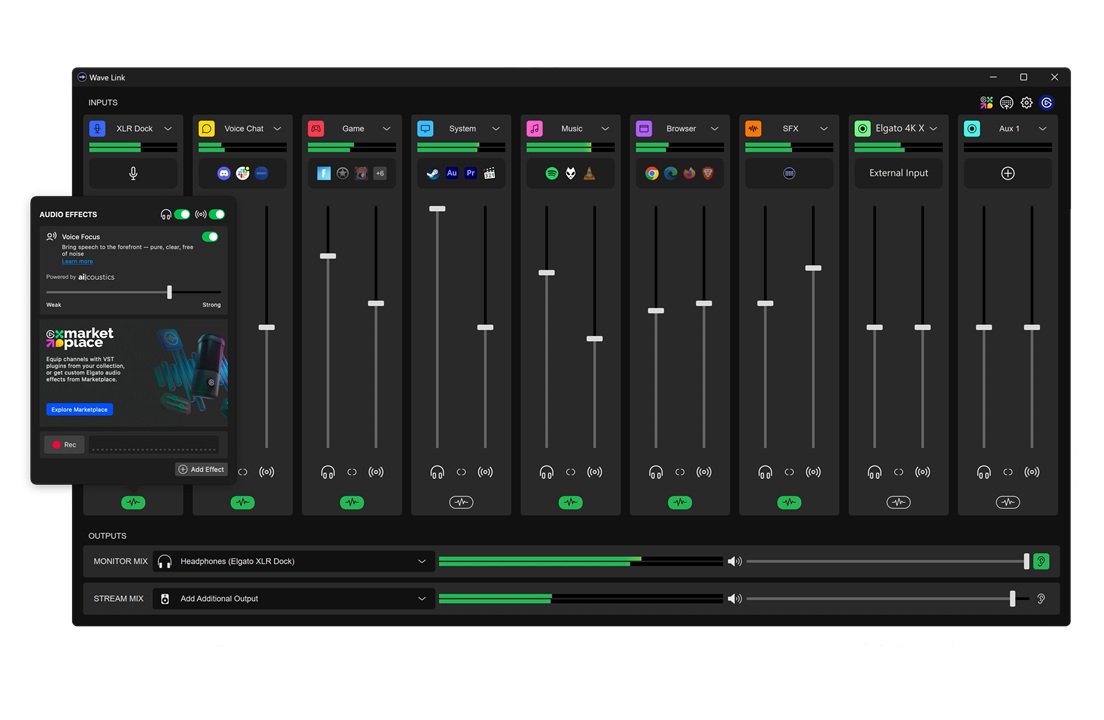 Développé en partenariat avec ai|coustics, Voice Focus est conçu pour isoler la voix et éliminer les bruits parasites